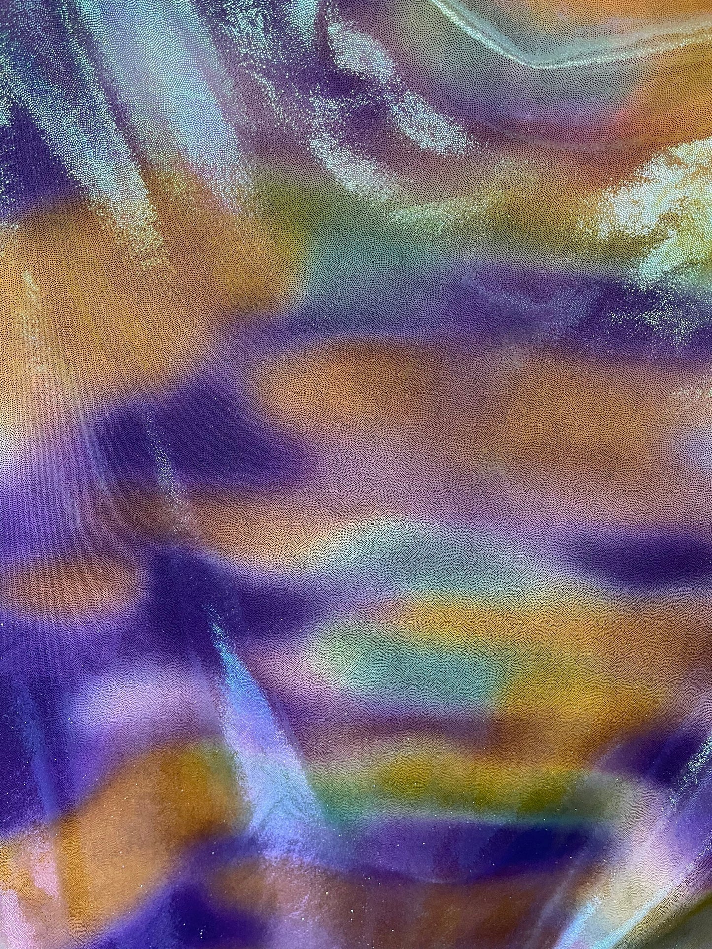 New Avatar iridescent metallic nylon spandex multicolor 4-way stretch 58/60” Sold by the YD. Ships Worldwide from Los Angeles cali