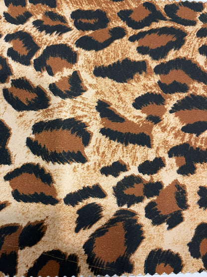 New Safari leopard design exotic animal print on best quality of nylon spandex 4-way stretch 58/60” Sold by the YD. Ships Worldwide