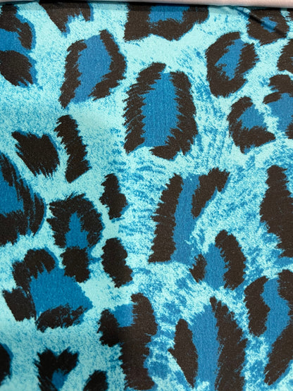 New Safari leopard design exotic animal print on best quality of nylon spandex 4-way stretch 58/60” Sold by the YD. Ships Worldwide