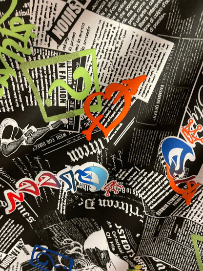 New Fashion Love news design print on best quality nylon spandex 4-way stretch 58/60” Sold by the YD. Ships Worldwide from Los Angeles CA