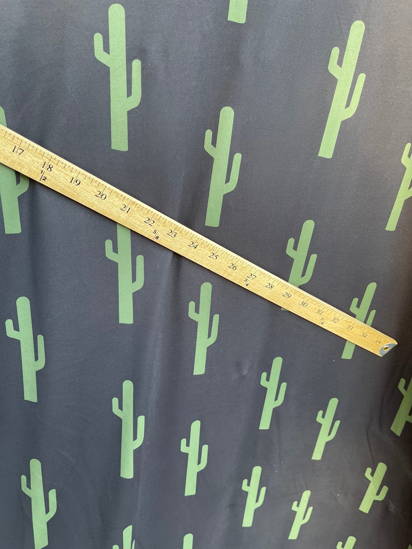 Cactus design print on Poly spandex 4-way stretch 58/60”Sold by the YD. Ships Worldwide from Los Angeles California USA.