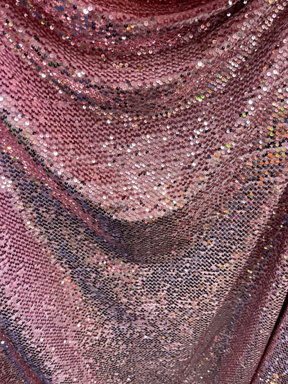Luxury Dangling sequins embroidered on stretch velvet 2-way stretch vertically 58/60” Sold by the YD. Ships Worldwide from Los Angeles cali