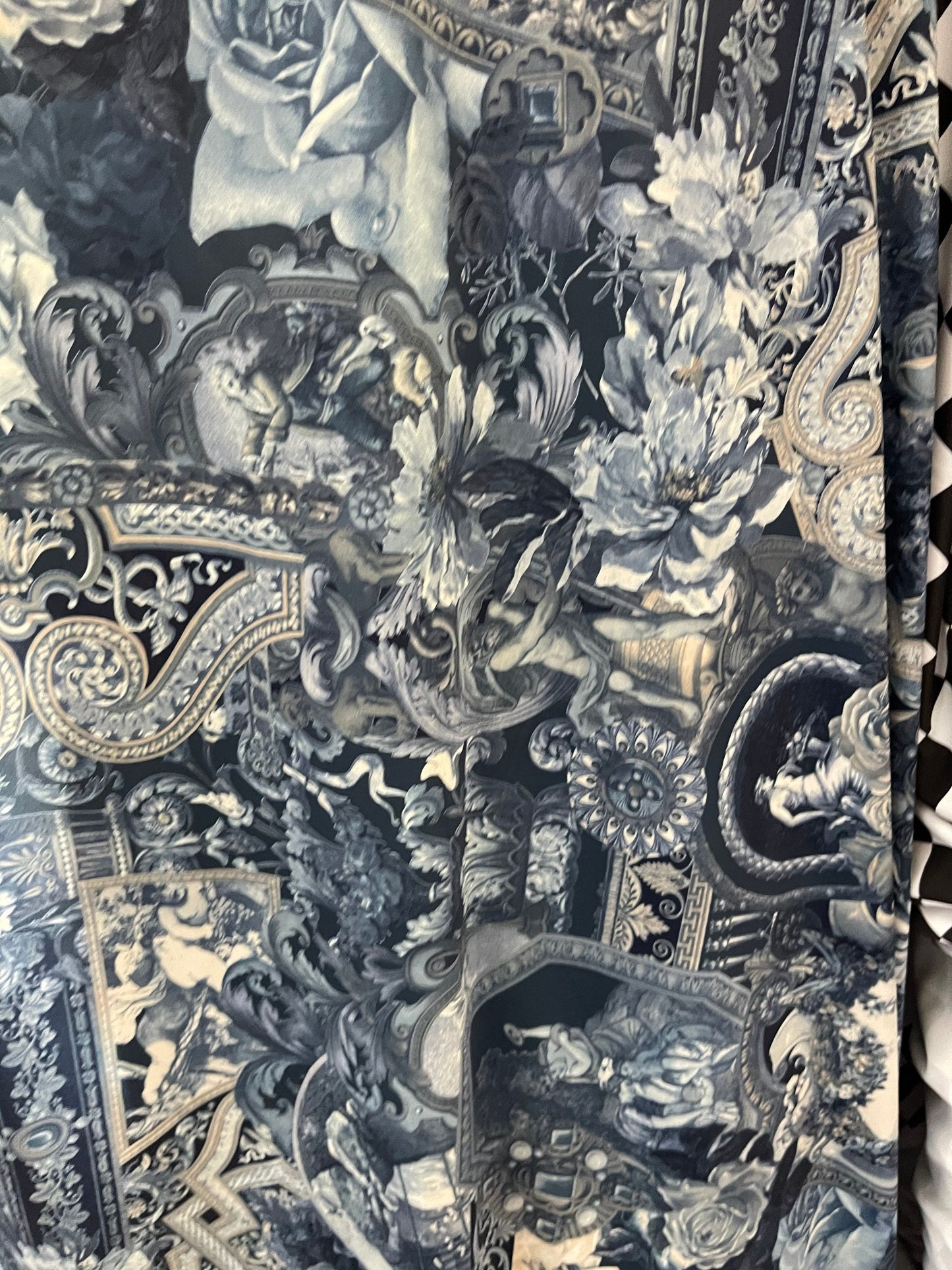 New Celestial design print on best quality of Nylon and mesh Spandex 4-way stretch 58/60” Sold by the YD. Ships Worldwide from L.A. CA