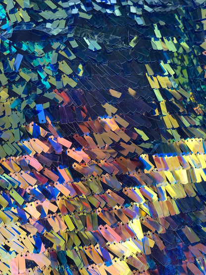 New piano iridescent sequins design embroidered on stretch mesh 2-way 55/57” Sold by the YD. Ships Worldwide from Los Angeles California USA