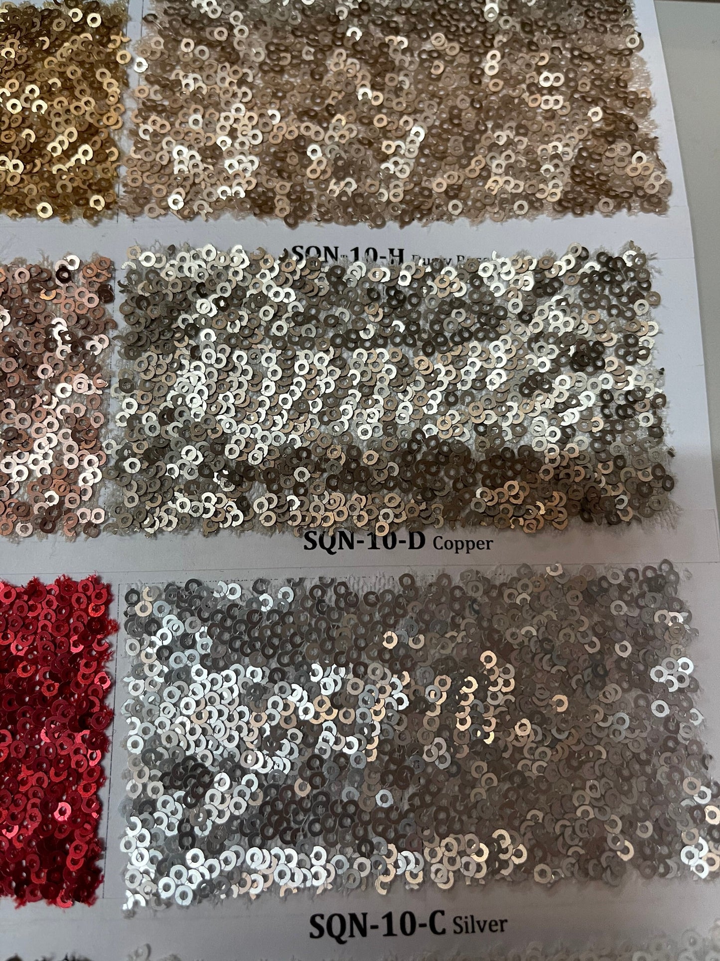 New cosmic mini over lapping dull sequins embroidered on stretch mesh 2-way stretch 54/55” Sold by the YD. Ships Worldwide from Los Angeles