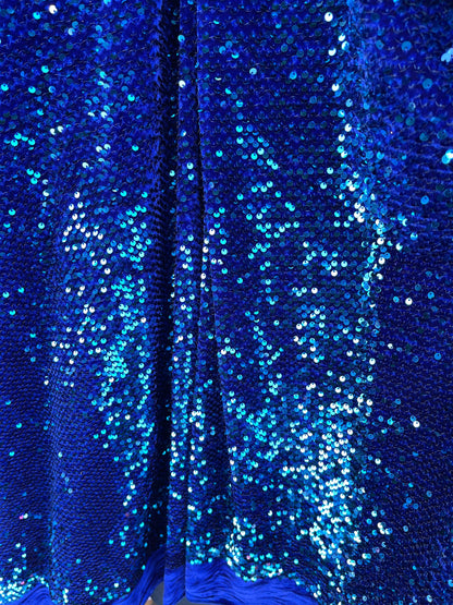 Luxury Dangling sequins embroidered on stretch velvet 2-way stretch vertically 58/60” Sold by the YD. Ships Worldwide from Los Angeles cali