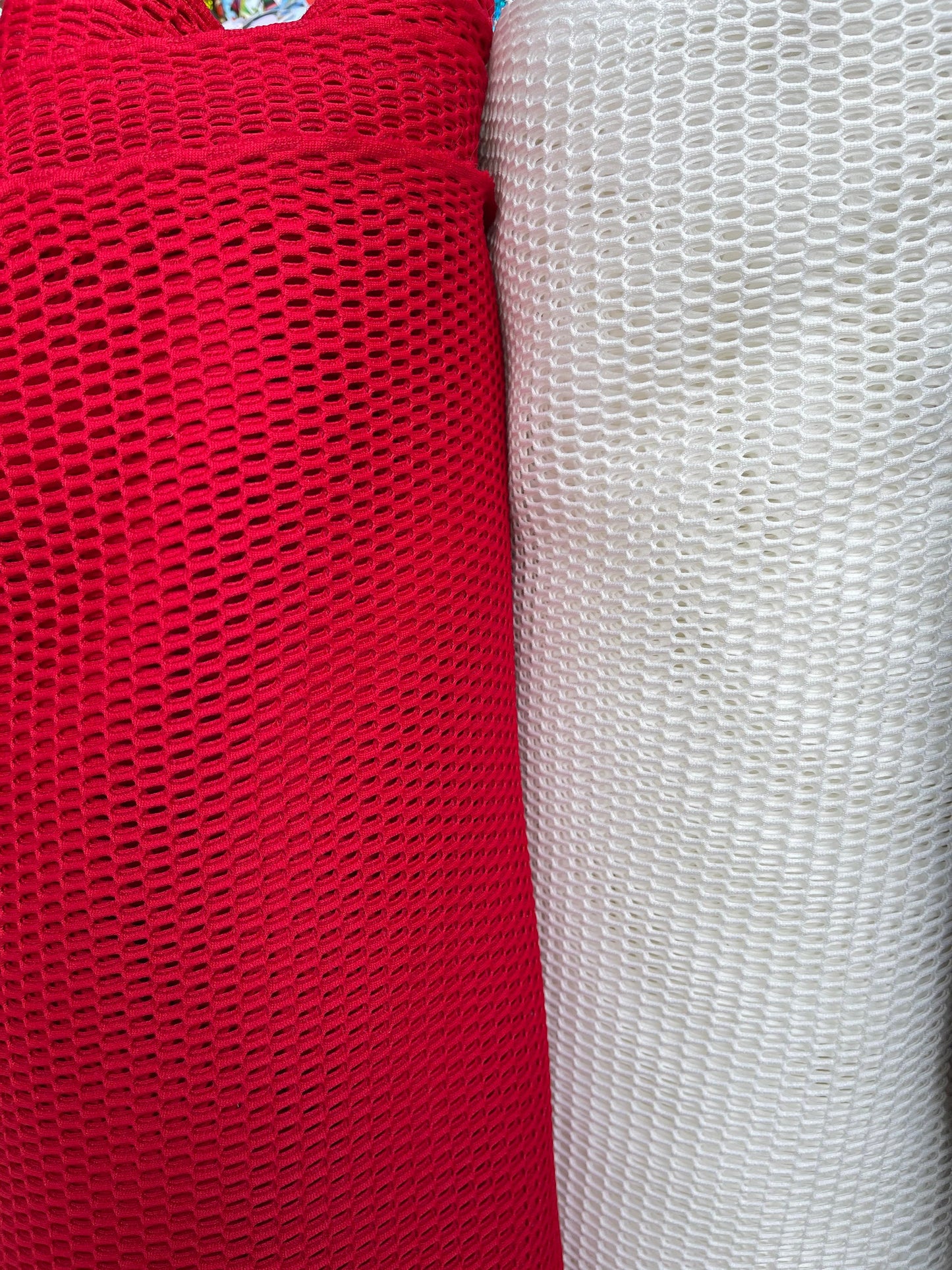 Heavy sport fish net geometric design non stretch 58/60” Sold by the YD. Ships Worldwide from Los Angeles California USA.