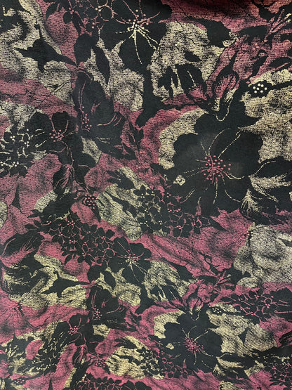 New Exotic abstract design print on spandex slinky 4-way stretch 58/60” Sold by the YD. Ships Worldwide from Los Angeles California USA.
