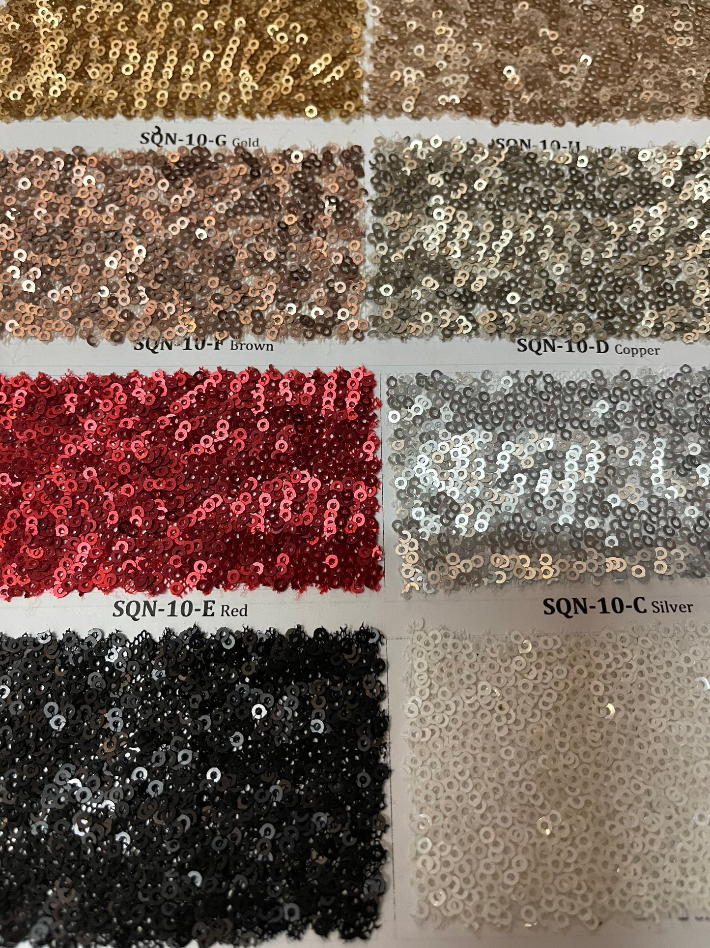 New cosmic mini over lapping dull sequins embroidered on stretch mesh 2-way stretch 54/55” Sold by the YD. Ships Worldwide from Los Angeles