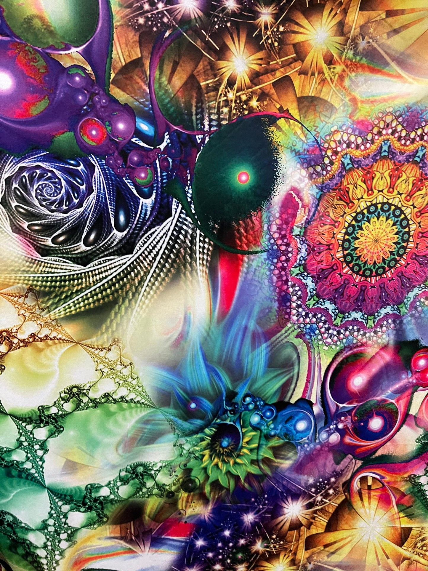 New avatar design print on nylon spandex 4way stretch 58/60” Sold by the YD. Ships worldwide from Los Angeles California USA.