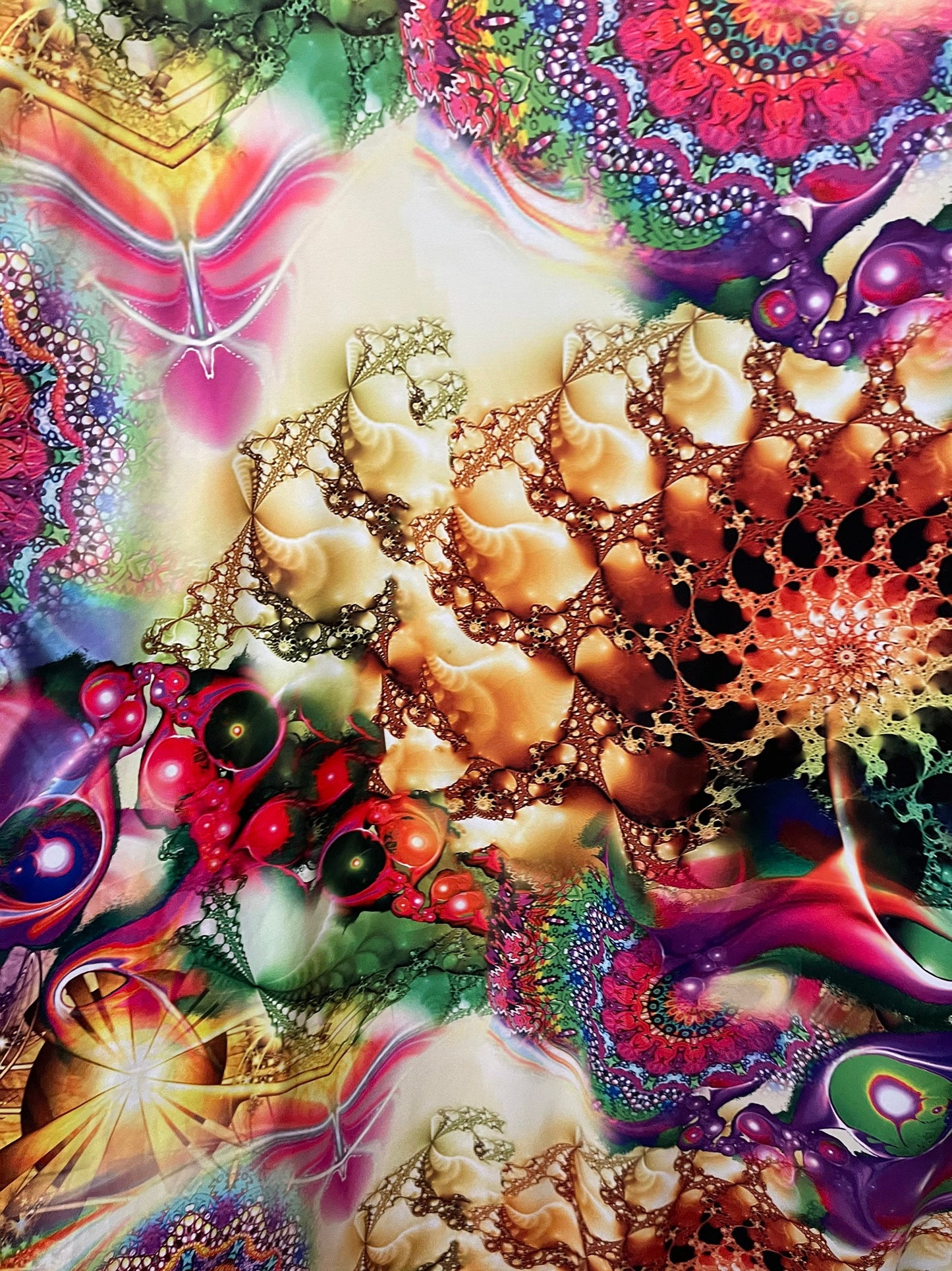 New avatar design print on nylon spandex 4way stretch 58/60” Sold by the YD. Ships worldwide from Los Angeles California USA.