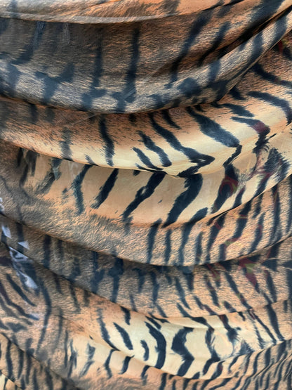 Exotic Tiger design print on great quality of power mesh 4-way stretch 58/60” Sold by the YD. Ships Worldwide from Los Angeles California US