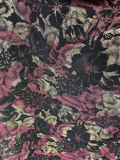 New Exotic abstract design print on spandex slinky 4-way stretch 58/60” Sold by the YD. Ships Worldwide from Los Angeles California USA.