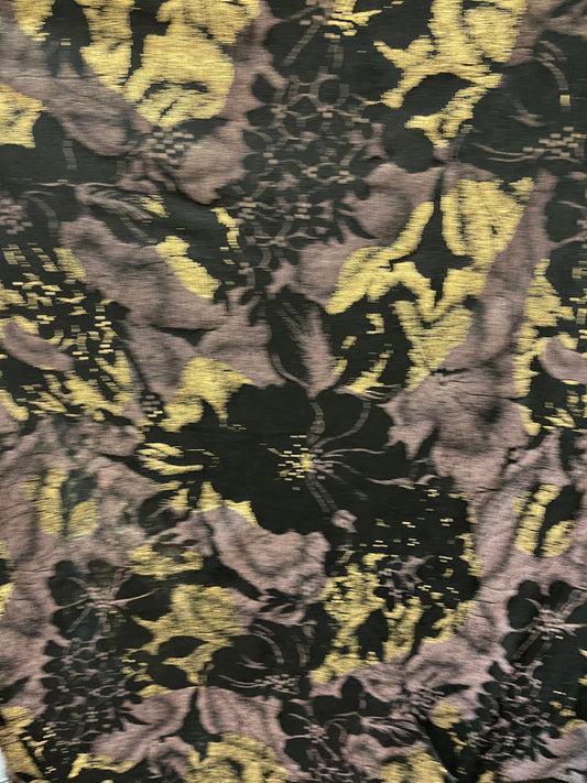 New Exotic abstract design print on spandex slinky 4-way stretch 58/60” Sold by the YD. Ships Worldwide from Los Angeles California USA.