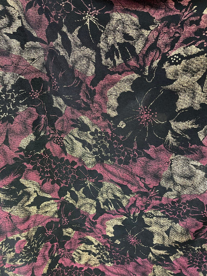 New Exotic abstract design print on spandex slinky 4-way stretch 58/60” Sold by the YD. Ships Worldwide from Los Angeles California USA.