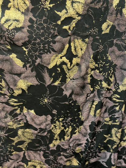 New Exotic abstract design print on spandex slinky 4-way stretch 58/60” Sold by the YD. Ships Worldwide from Los Angeles California USA.
