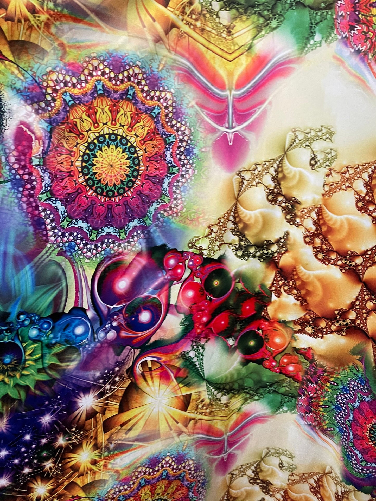 New avatar design print on nylon spandex 4way stretch 58/60” Sold by the YD. Ships worldwide from Los Angeles California USA.