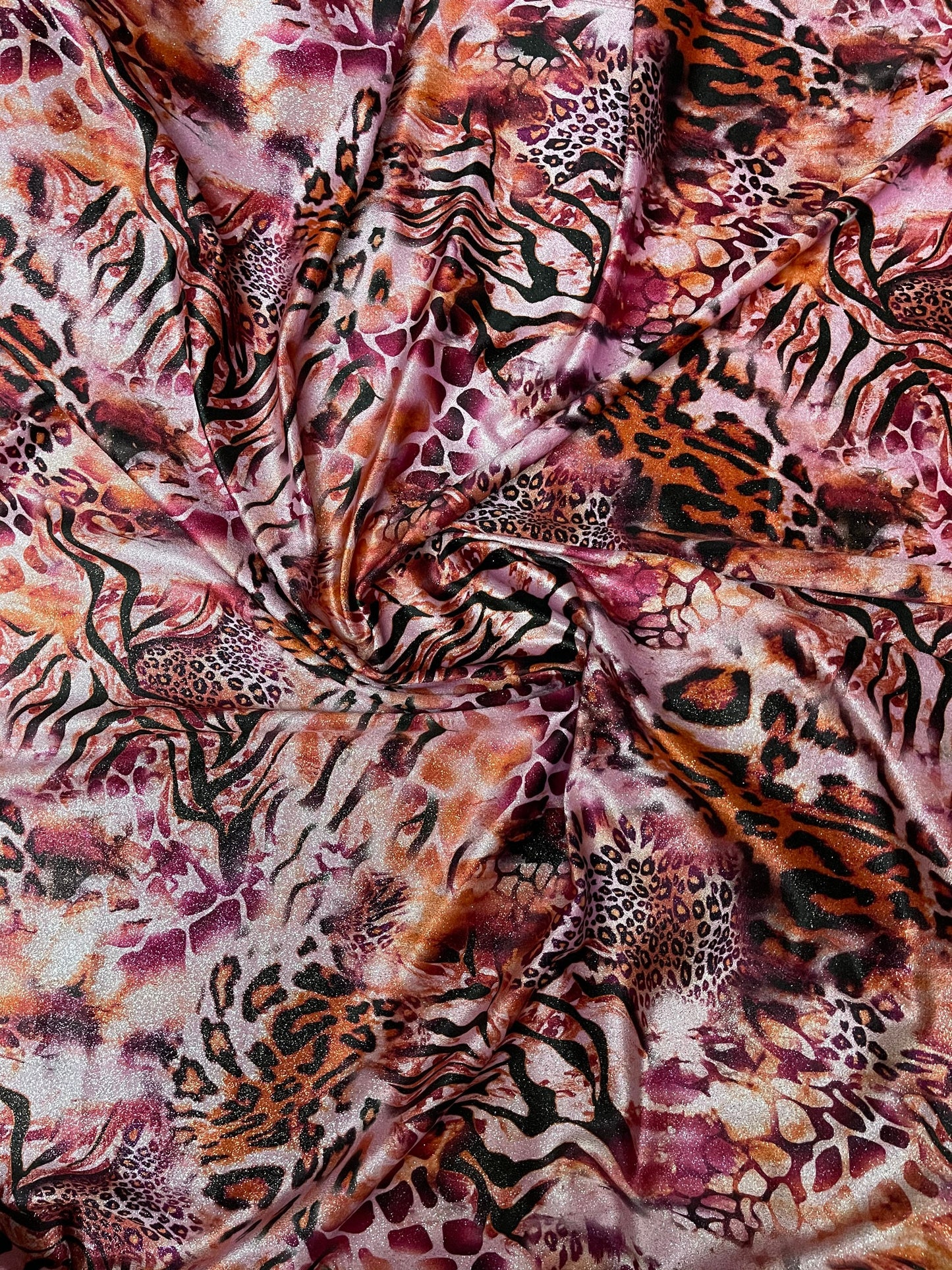 New Exotic Safari design print on great quality of stretch velvet 4-way stretch 58/60” Sold by the YD. Ships Worldwide from Los Angeles CA