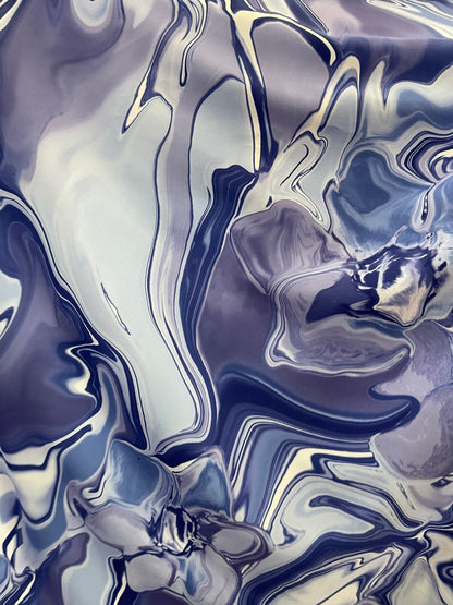 New Modern abstract lava design multicolor print on best quality of nylon spandex 4-way stretch 58/60” Sold by the YD. Ships Worldwide from