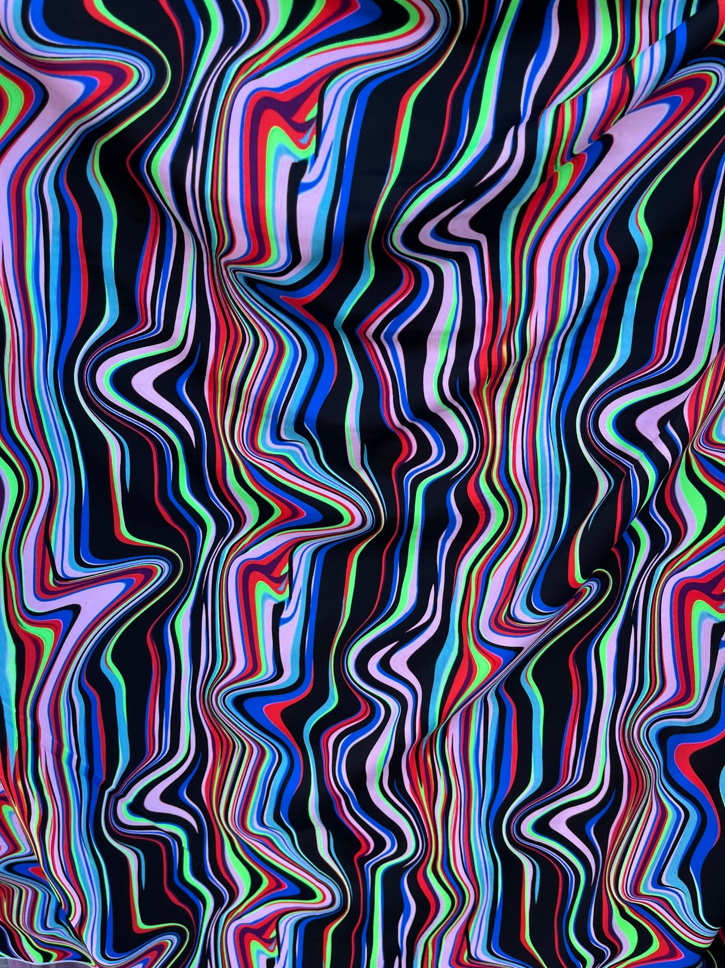 New abstract design multicolor print on best quality of nylon spandex 4-way stretch 58/60” Sold by the YD. Ships worldwide from Los Angeles