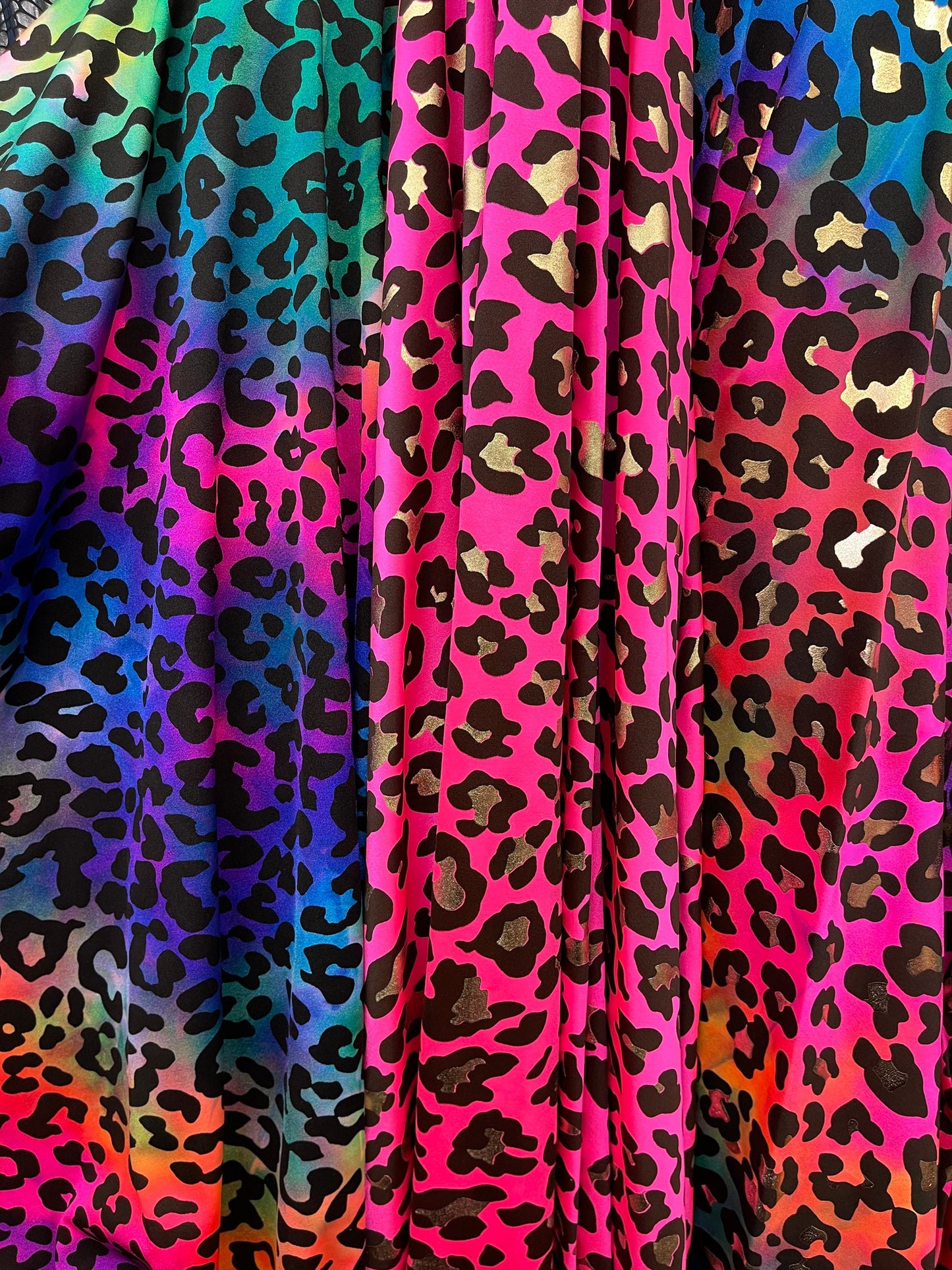 Modern Leopard design print on best quality of nylon spandex 4-way stretch 58/60” Sold by the YD. Ships Worldwide from Los Angeles cali