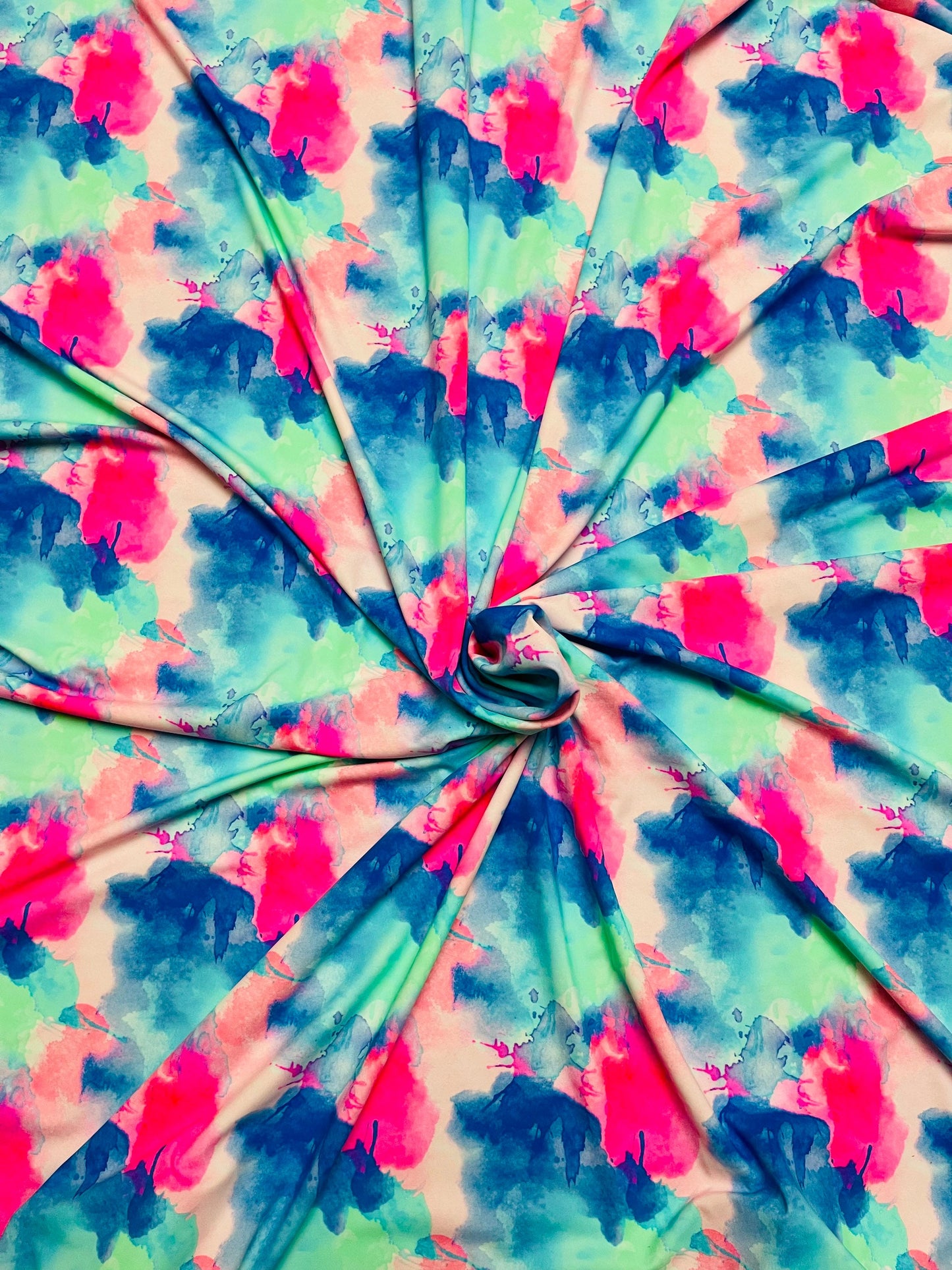 New Water abstract design print on best quality of nylon spandex 4-way stretch 58/60” Sold by the YD. Ships Worldwide from Los Angeles calif