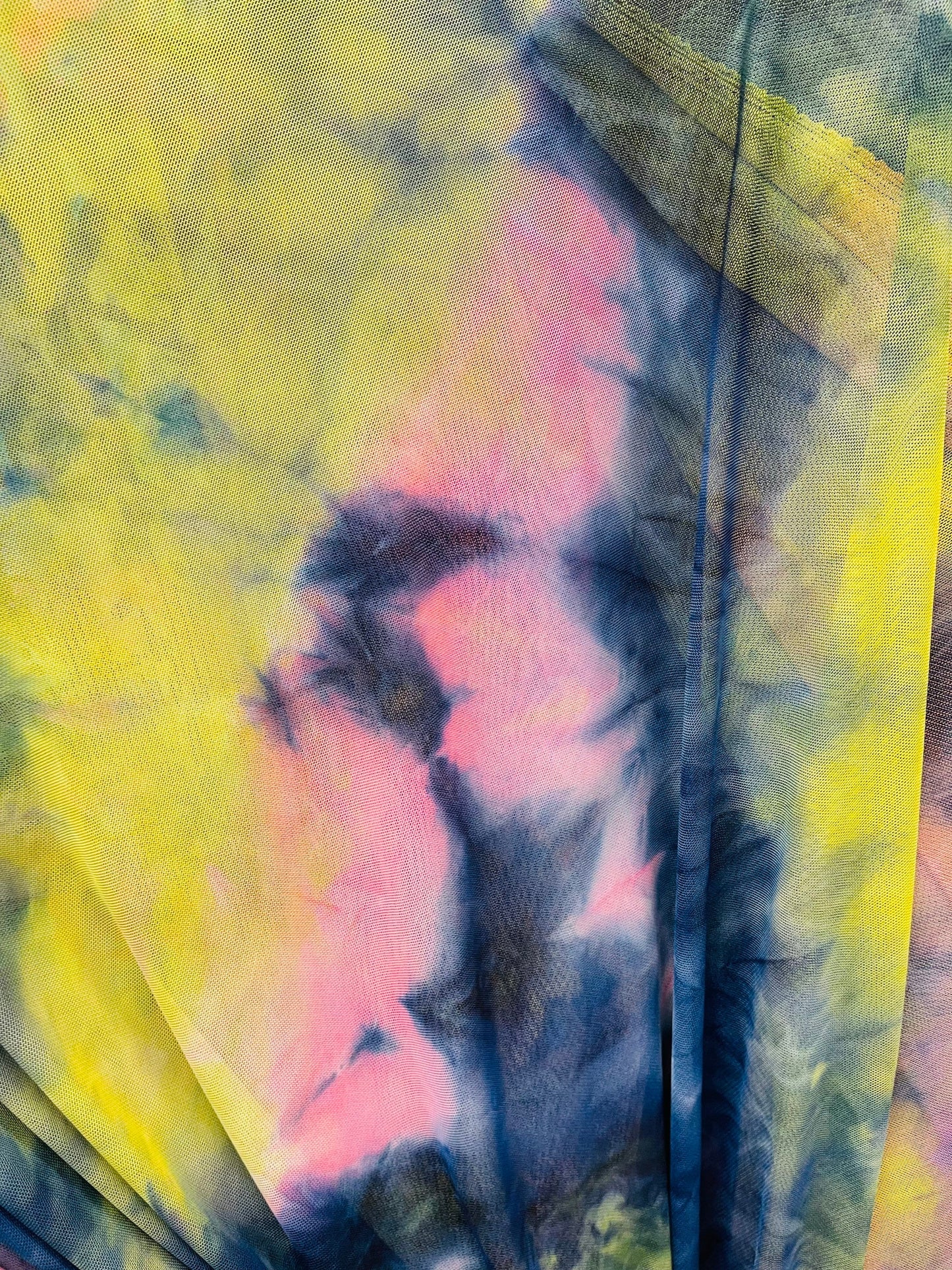 New tie dye design print on great quality of power mesh nylon spandex 4-way stretch 58/60” Sold by the YD. Ships Worldwide from Los Angeles