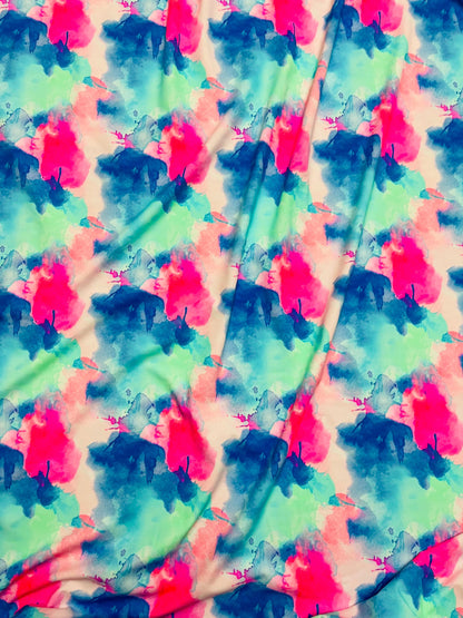 New Water abstract design print on best quality of nylon spandex 4-way stretch 58/60” Sold by the YD. Ships Worldwide from Los Angeles calif