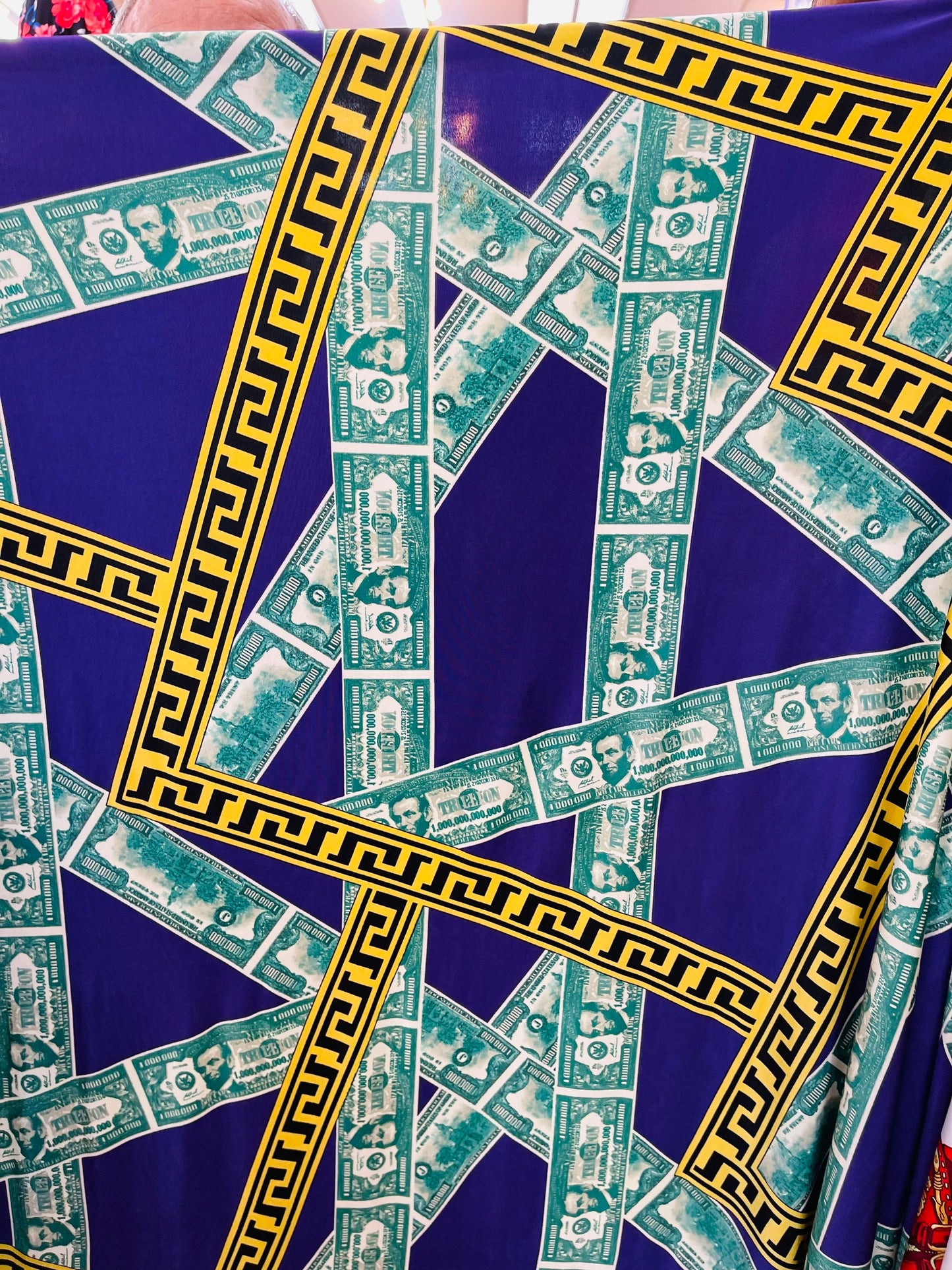 New fashion brand design print on Poly spandex 4-way stretch 58/60” Sold by the YD. Ships Worldwide from Los Angeles California USA.