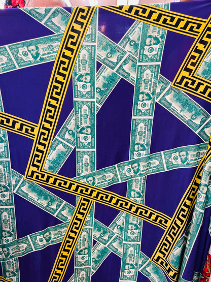 New fashion brand design print on Poly spandex 4-way stretch 58/60” Sold by the YD. Ships Worldwide from Los Angeles California USA.