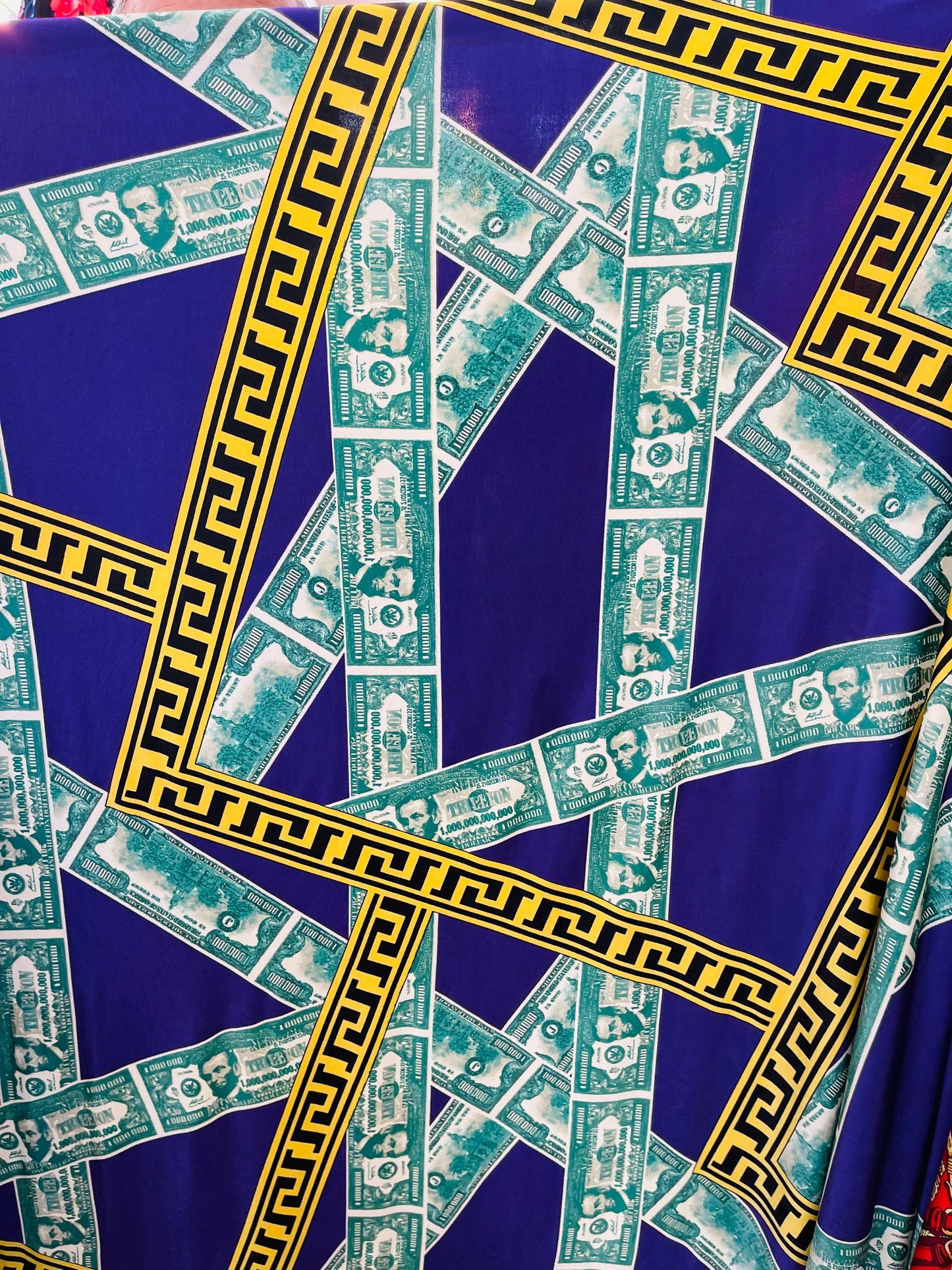 New fashion brand design print on Poly spandex 4-way stretch 58/60” Sold by the YD. Ships Worldwide from Los Angeles California USA.