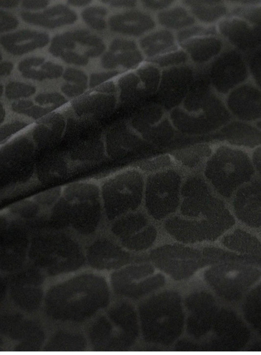 New Exotic Leopard design embossed nylon spandex 4-way stretch 58/60” Sold by the YD. Ships Worldwide from Los Angeles California USA.