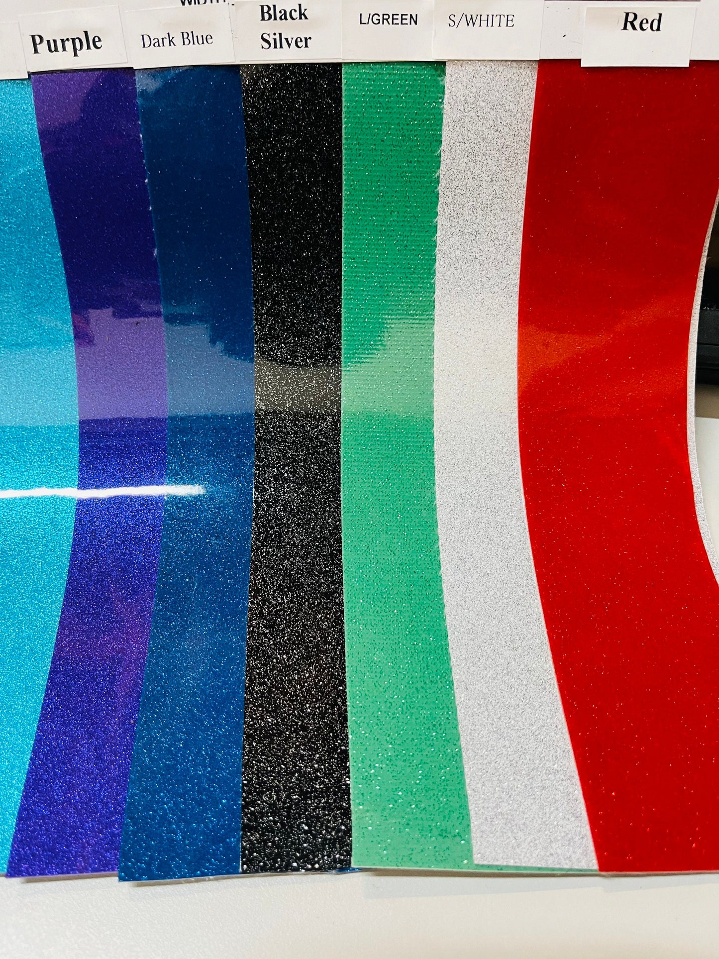 New Glitter vinyl quality leather PU & PVC metallic vinyl non stretch 58/60” Sold by the YD. Ships Worldwide from Los Angeles California