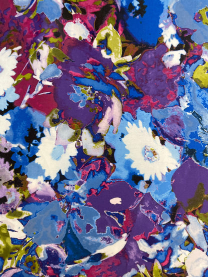 New abstract design multicolor print on great quality of Nylon Spandex 4-way stretch 58/60” Sold by the YD. Ships Worldwide from Los Angeles