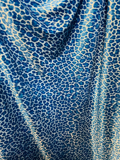 New Exotic cheetah design print on best quality of stretch velvet 4-way stretch 58/60” Sold by the YD. Ships Worldwide from Los Angeles cali