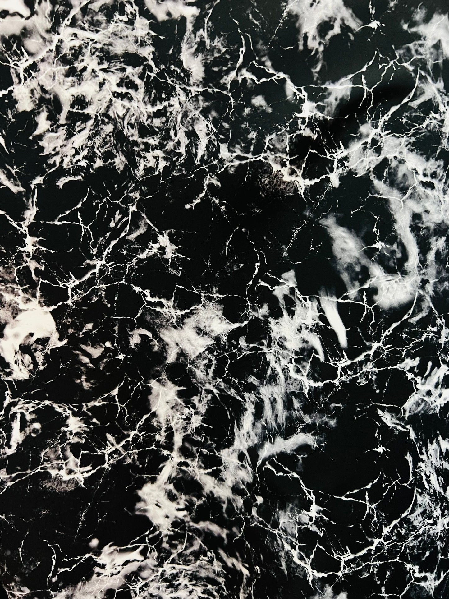 New abstract Marble design Black/white print on best quality of nylon spandex 4-way stretch 58/60” Sold by the YD. Ships worldwide from Los