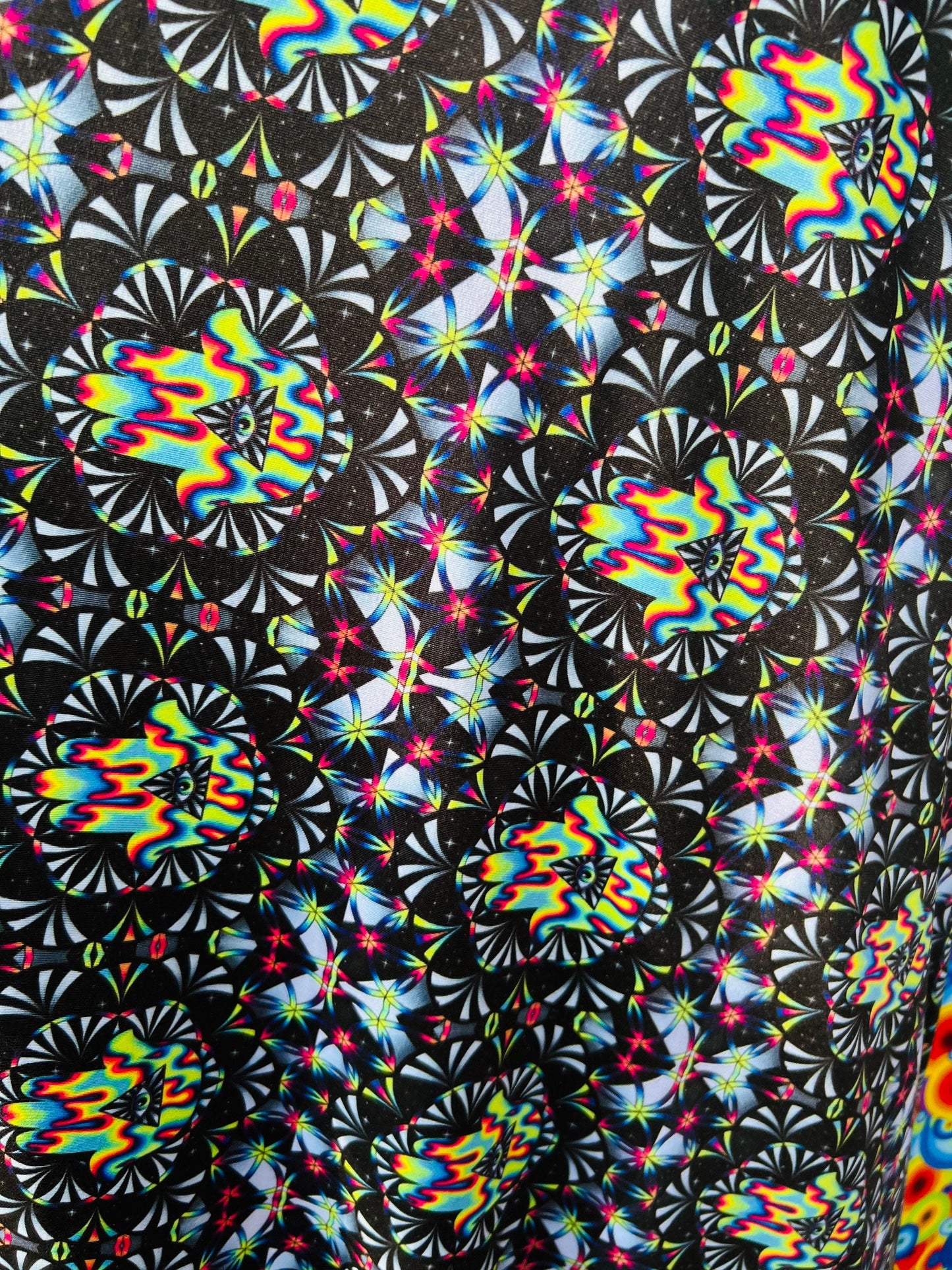 New digital abstract design print on great quality of nylon spandex 4-way stretch 58/60” Sold by the YD. Ships Worldwide from Los Angeles CA