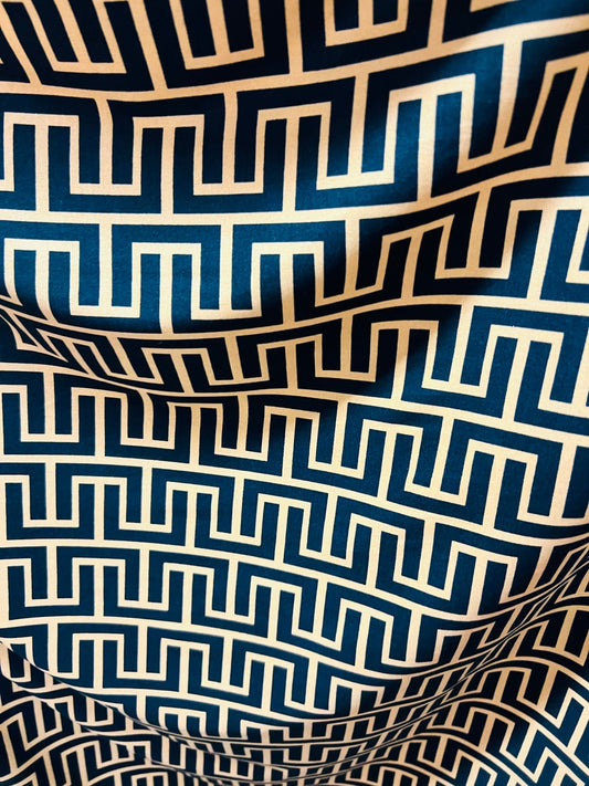 New Brand fashion design print on poly brushed spandex 4-way stretch 58/60” Sold by the YD. Ships Worldwide from Los Angeles California USA.