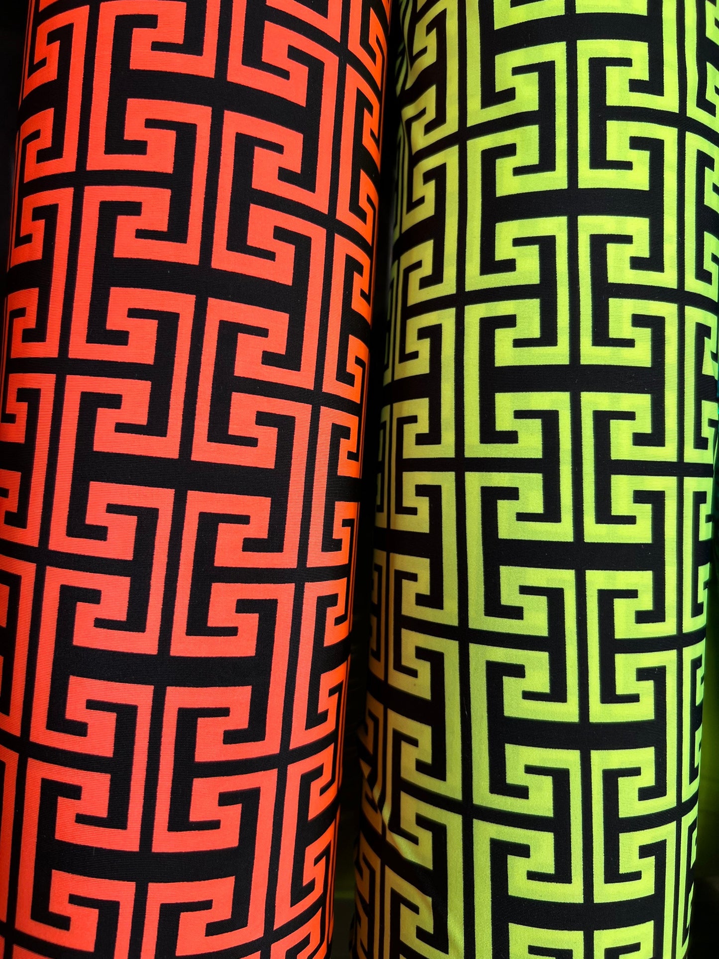 New modern fashion design print on great quality of poly spandex 2-way stretch 58/60”