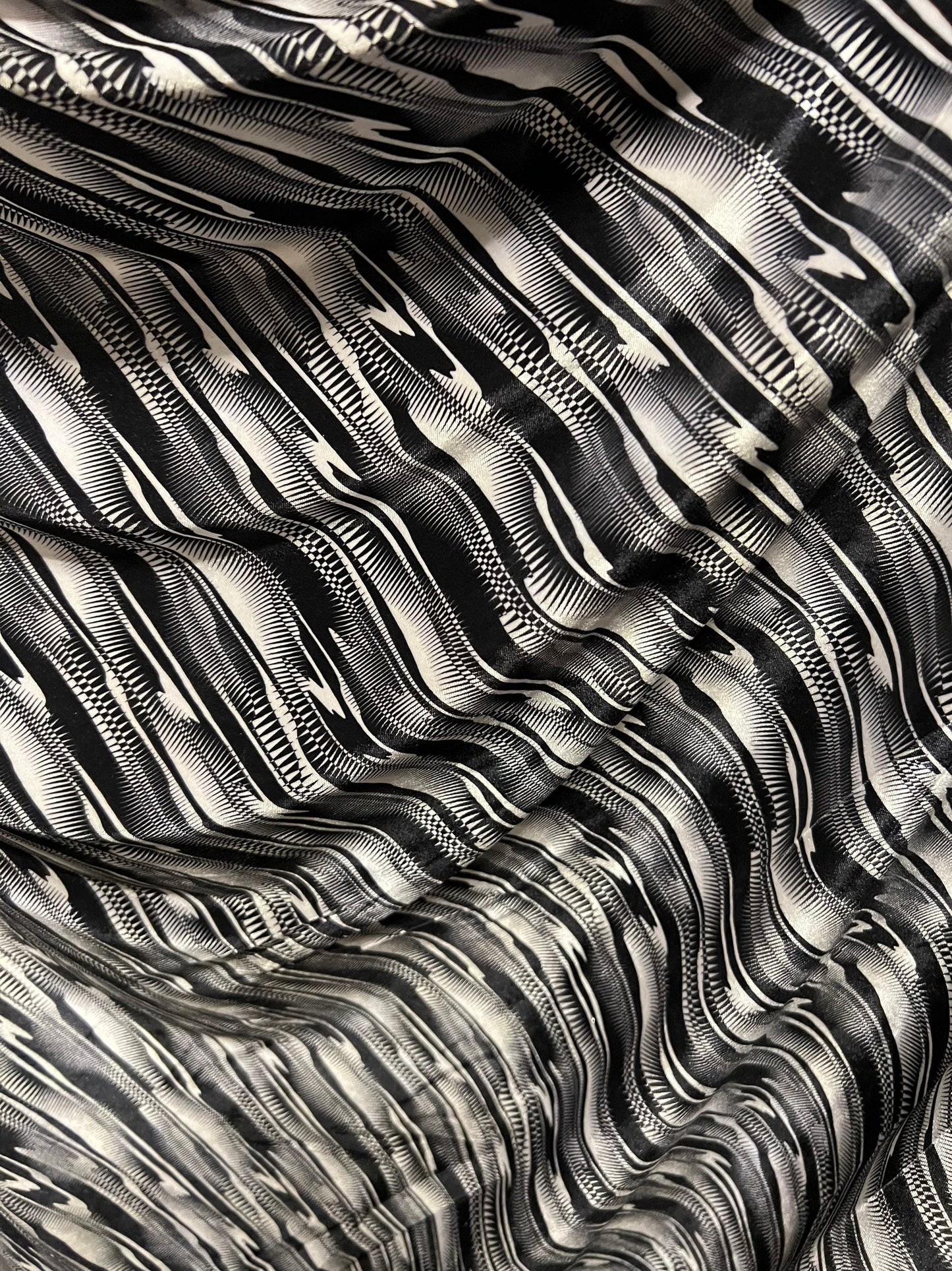 Modern abstract design print on best quality 4-way stretch 58/60”