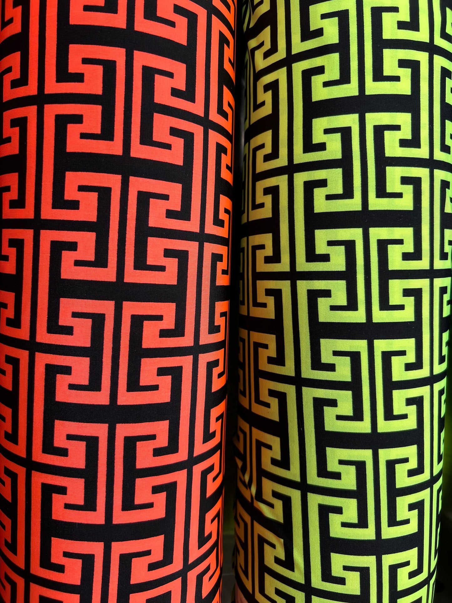New modern fashion design print on great quality of poly spandex 2-way stretch 58/60”