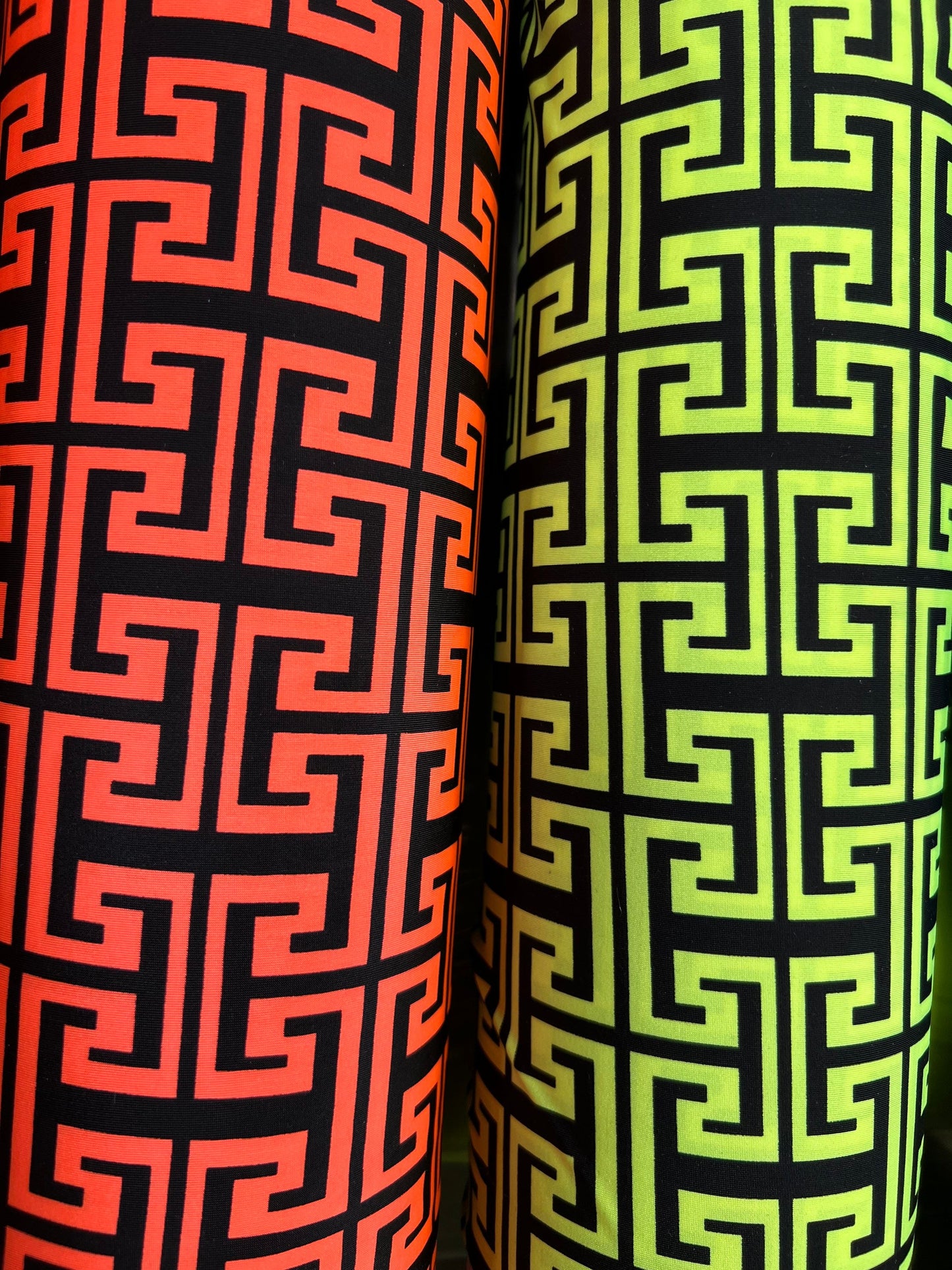 New modern fashion design print on great quality of poly spandex 2-way stretch 58/60”