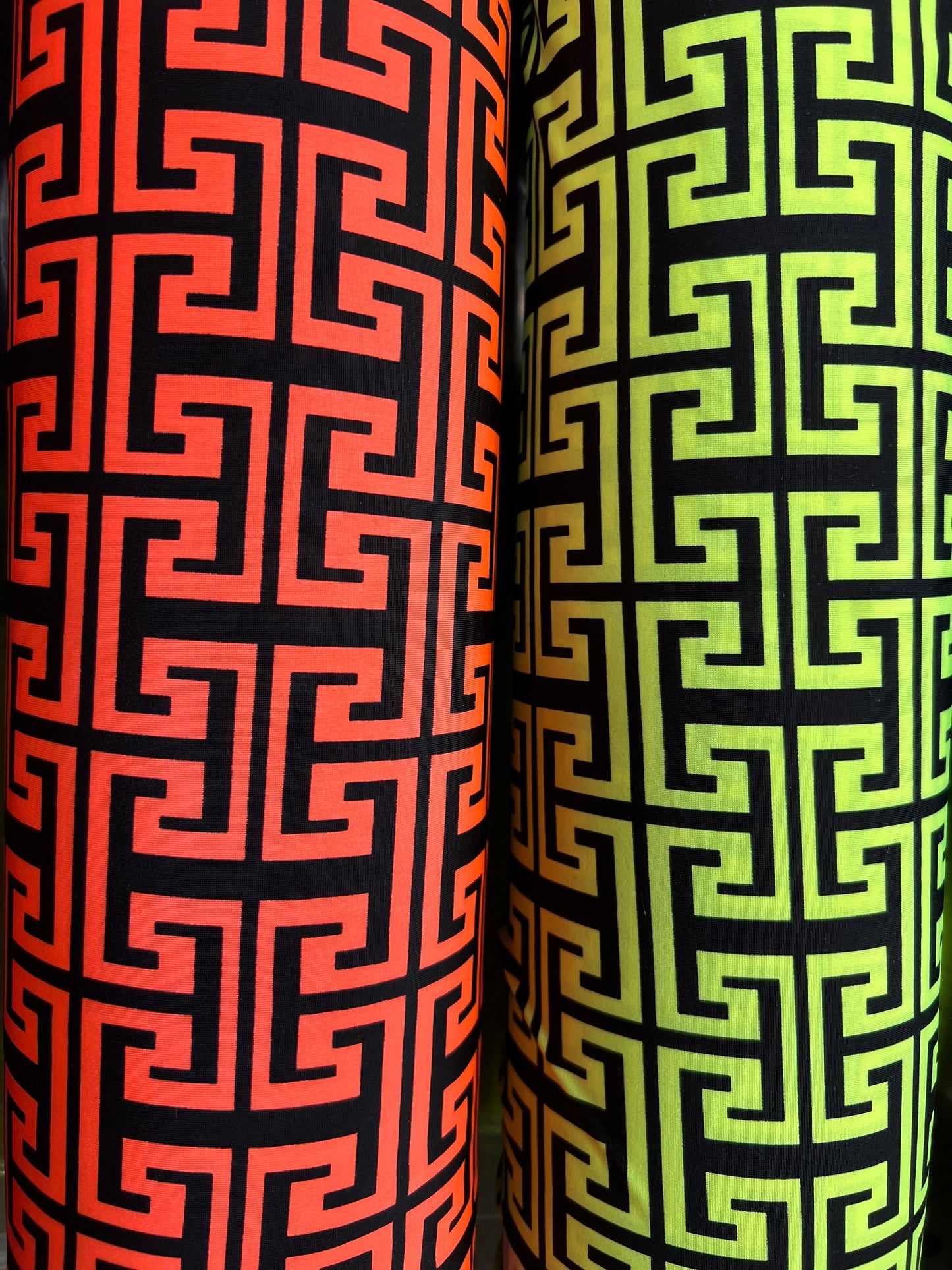 New modern fashion design print on great quality of poly spandex 2-way stretch 58/60”