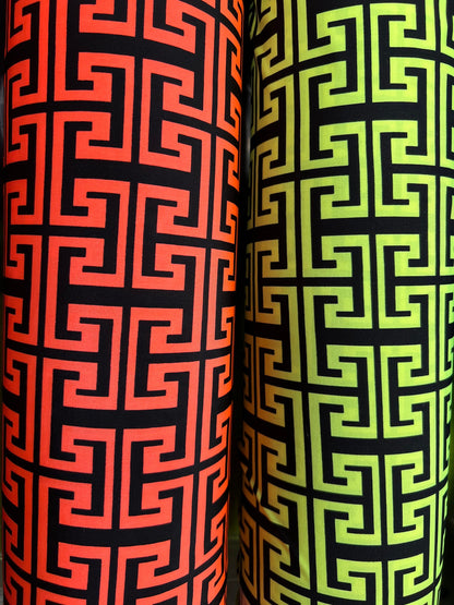New modern fashion design print on great quality of poly spandex 2-way stretch 58/60”