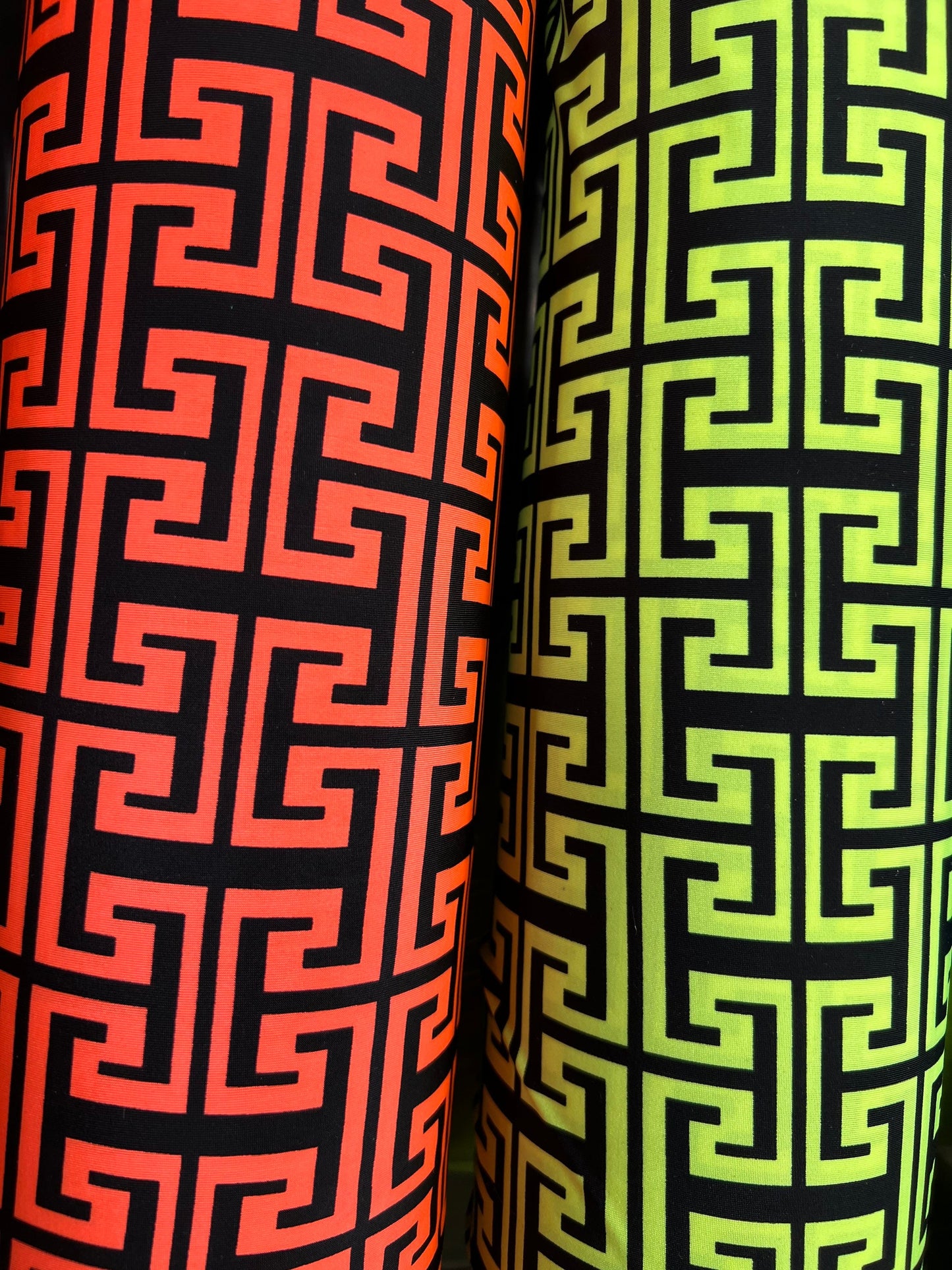 New modern fashion design print on great quality of poly spandex 2-way stretch 58/60”