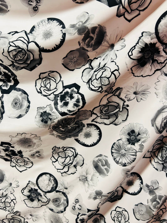 New Floral design print on great quality of nylon spandex light weight 4-way stretch 58/60” Sold by the YD. Ships Worldwide
