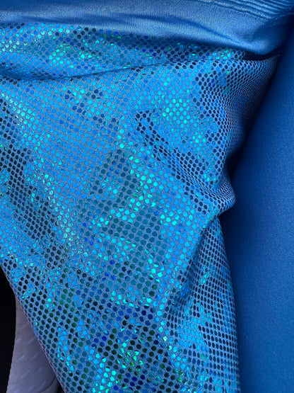 Broken glass Hologram foil on nylon spandex 4way stretch 58/60" Sold by the YD. Ships worldwide from Los Angeles California USA