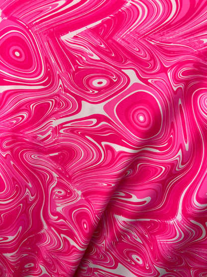 New Lava abstract design print on great quality of nylon spandex 4-way stretch 58/60” Sold by the YD. Ships Worldwide from Los Angeles CA