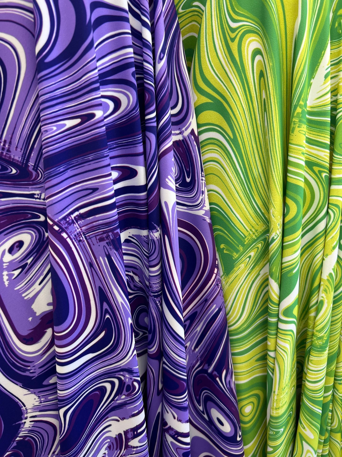 Liquid Lava abstract design print on great quality of nylon spandex 4-way stretch 58/60” Sold by the YD. Ships Worldwide from Los Angeles CA