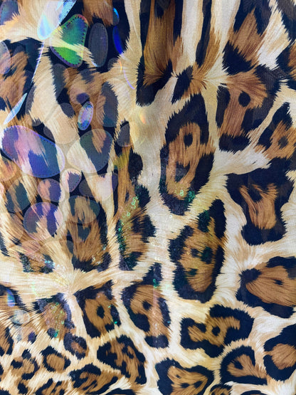 Jaguar design print on great quality of power mesh 4-way stretch 58/60” Sold by the YD. Ships Worldwide from Los Angeles California USA.